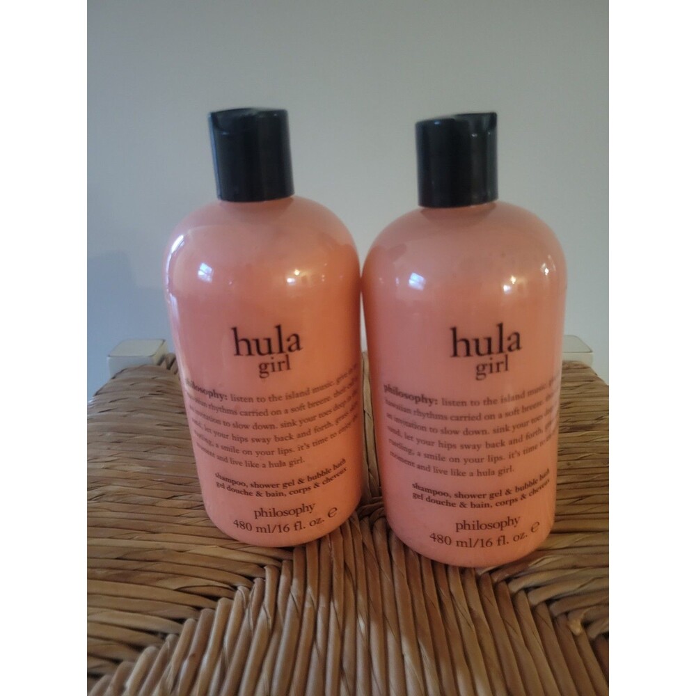 TWO Bottles Of Philosophy 3-in-1 Shower Gel Shampoo And Bubble Bath